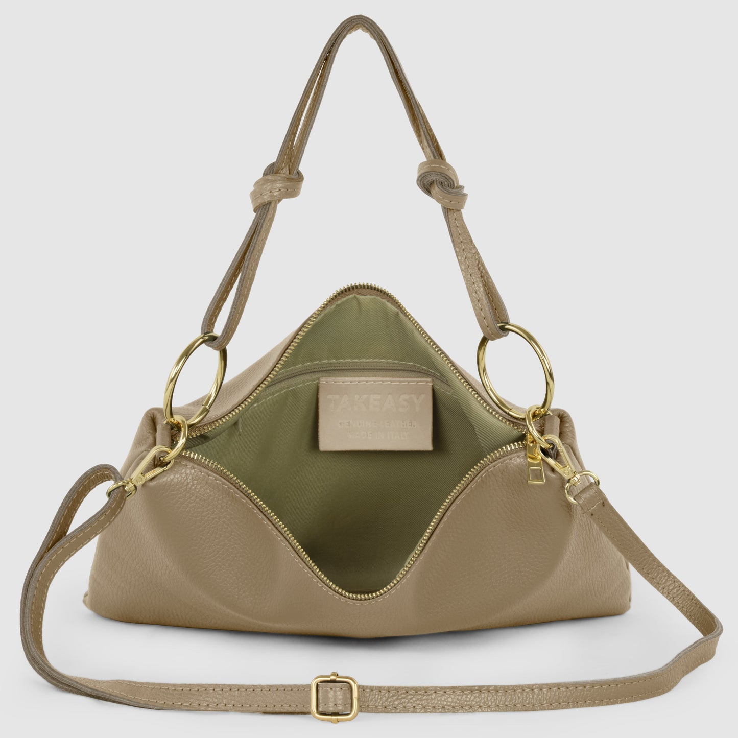 Italian Genuine Calf Leather Shoulder Bag 171551