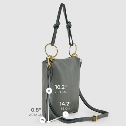 Italian Genuine Calf Leather Shoulder Bag 171551
