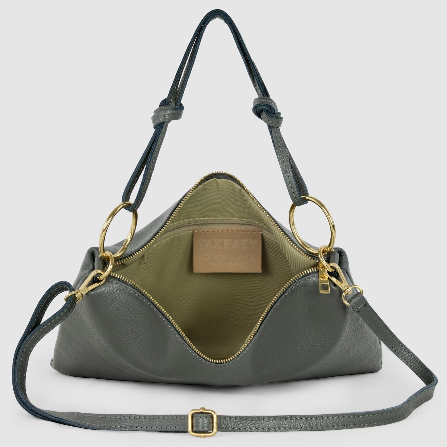 Italian Genuine Calf Leather Shoulder Bag 171551