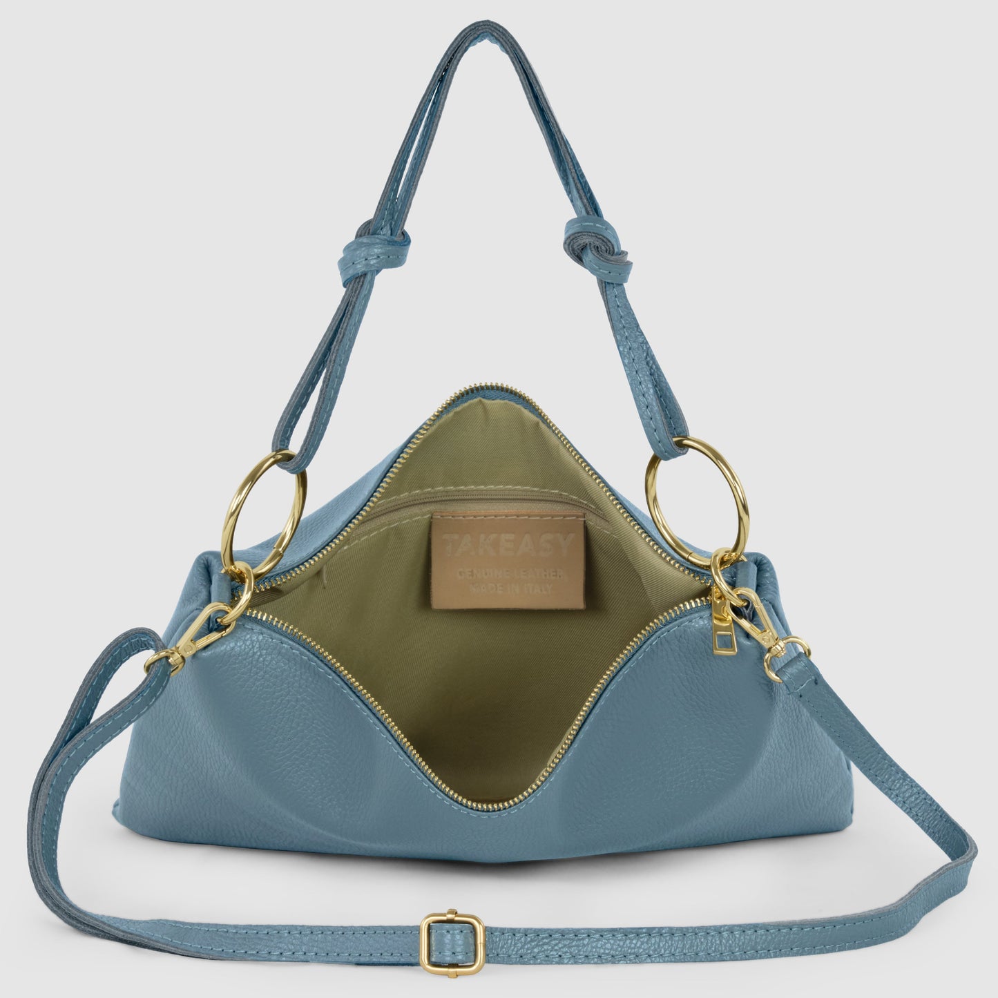 Italian Genuine Calf Leather Shoulder Bag 171551