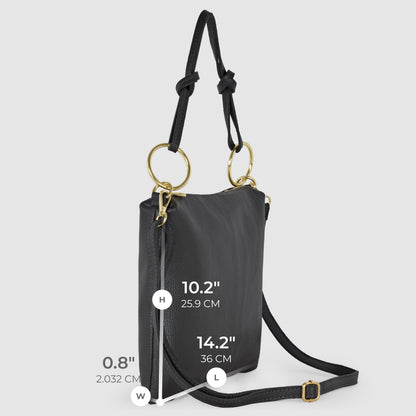Italian Genuine Calf Leather Shoulder Bag 171551