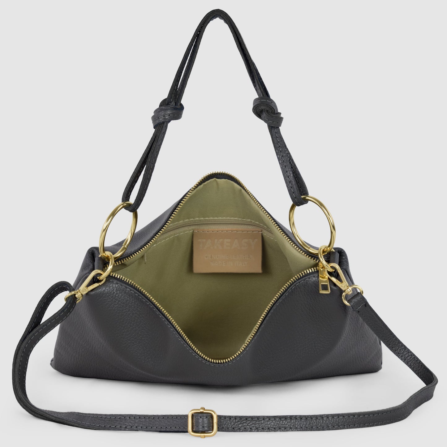 Italian Genuine Calf Leather Shoulder Bag 171551