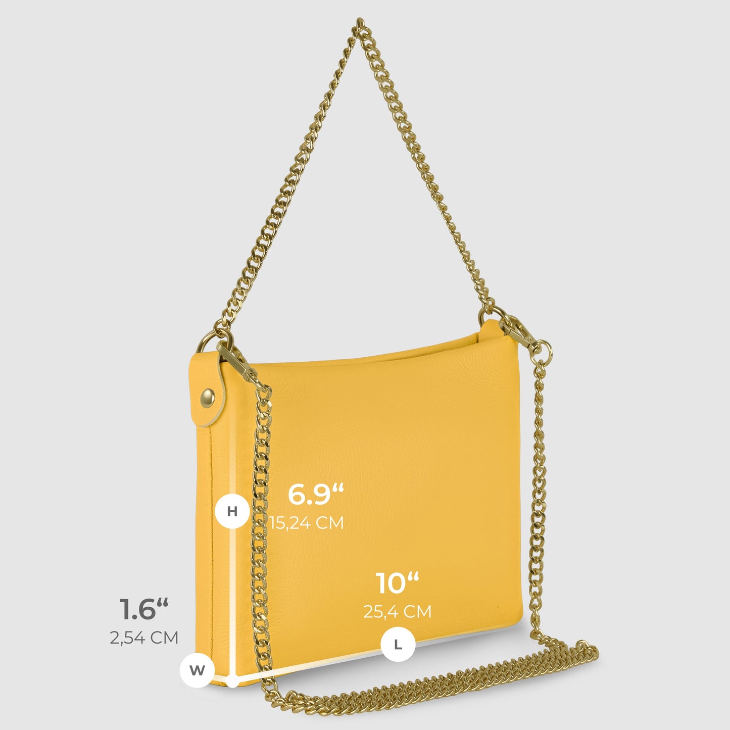 Italian Genuine Calf Leather Crossbody Bag 101315