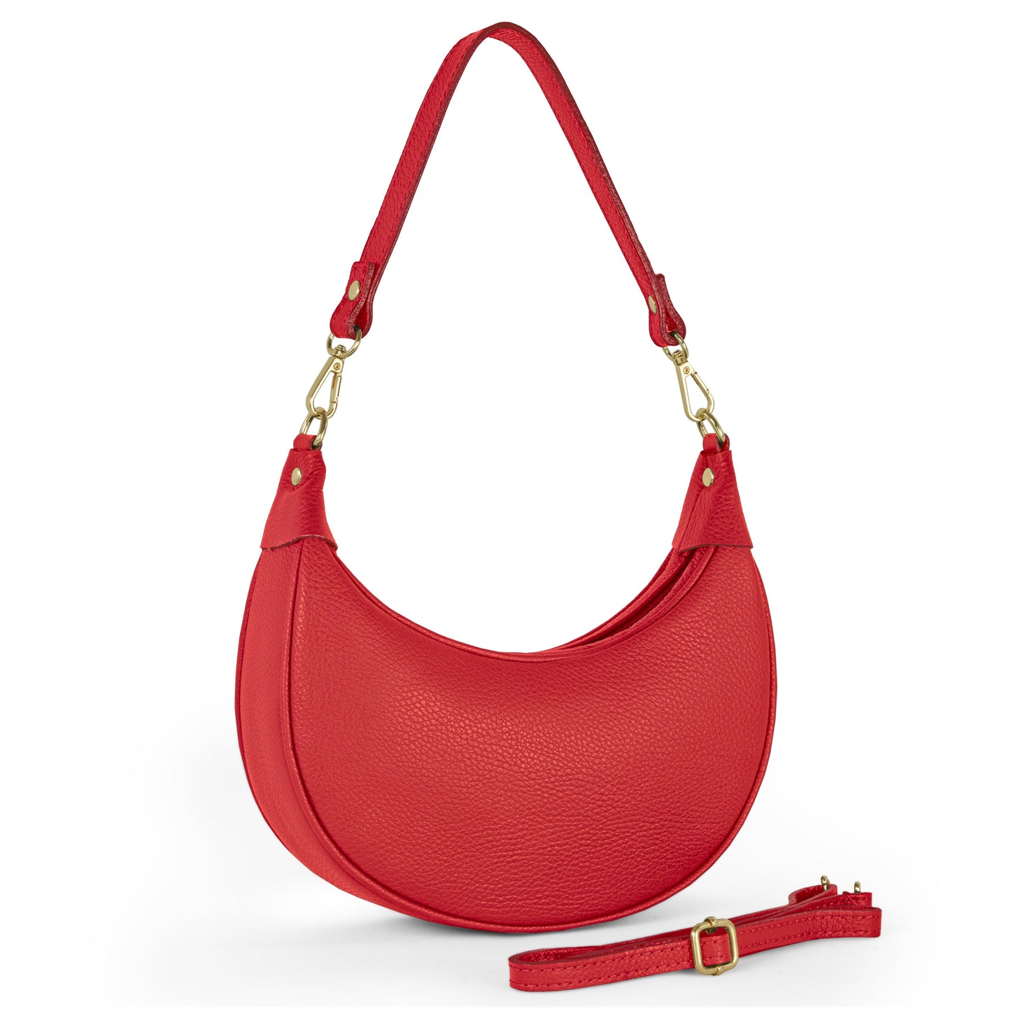 Italian Genuine Calf Leather Shoulder Bag 222024