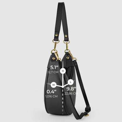 Italian Genuine Calf Leather Shoulder Bag 222024