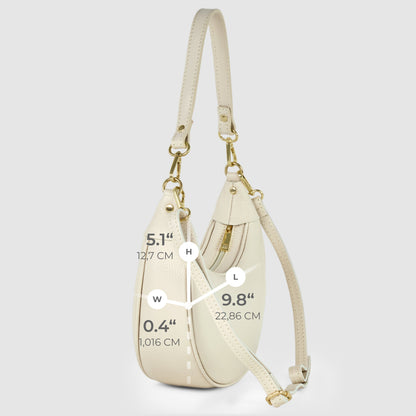 Italian Genuine Calf Leather Shoulder Bag 222024