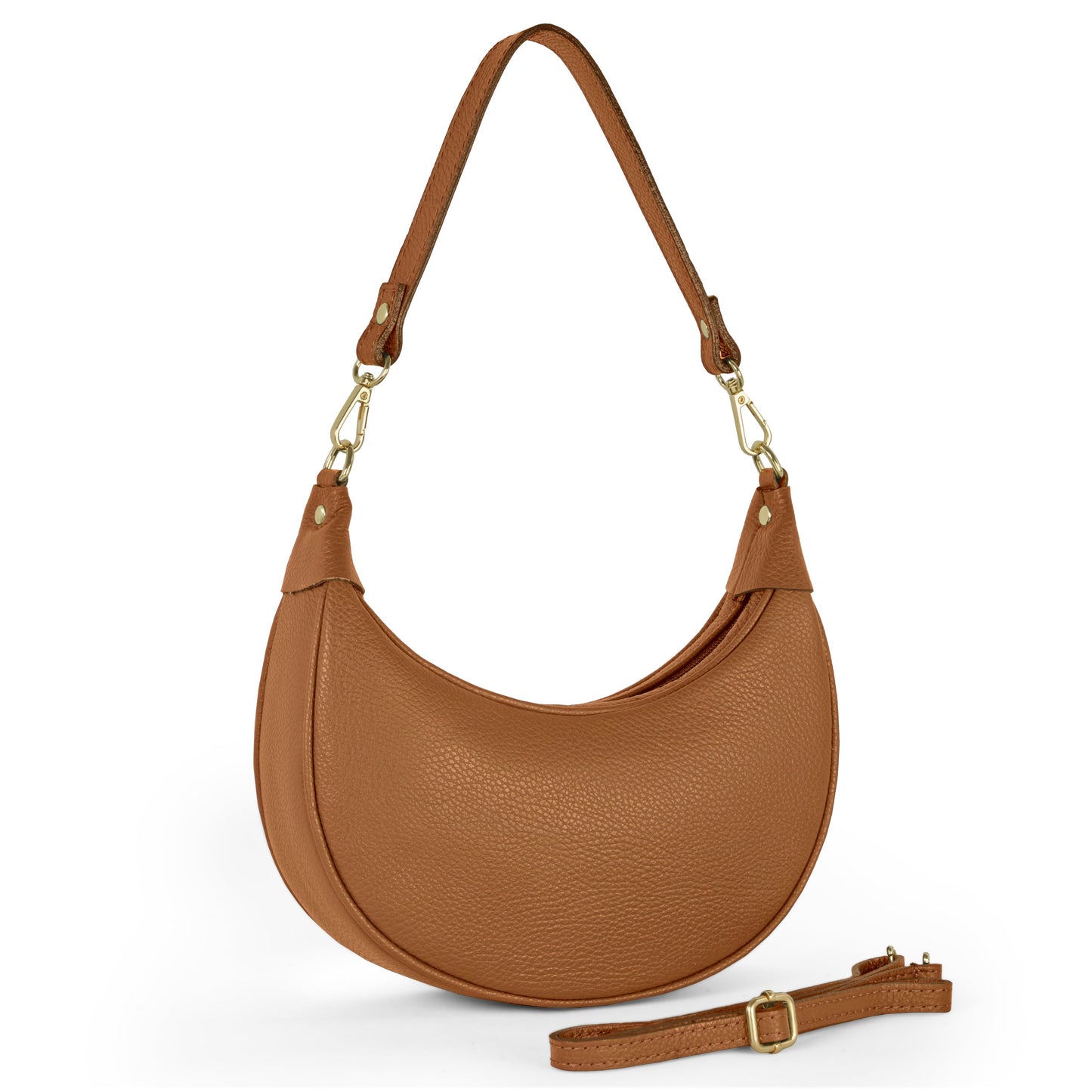Italian Genuine Calf Leather Shoulder Bag 222024