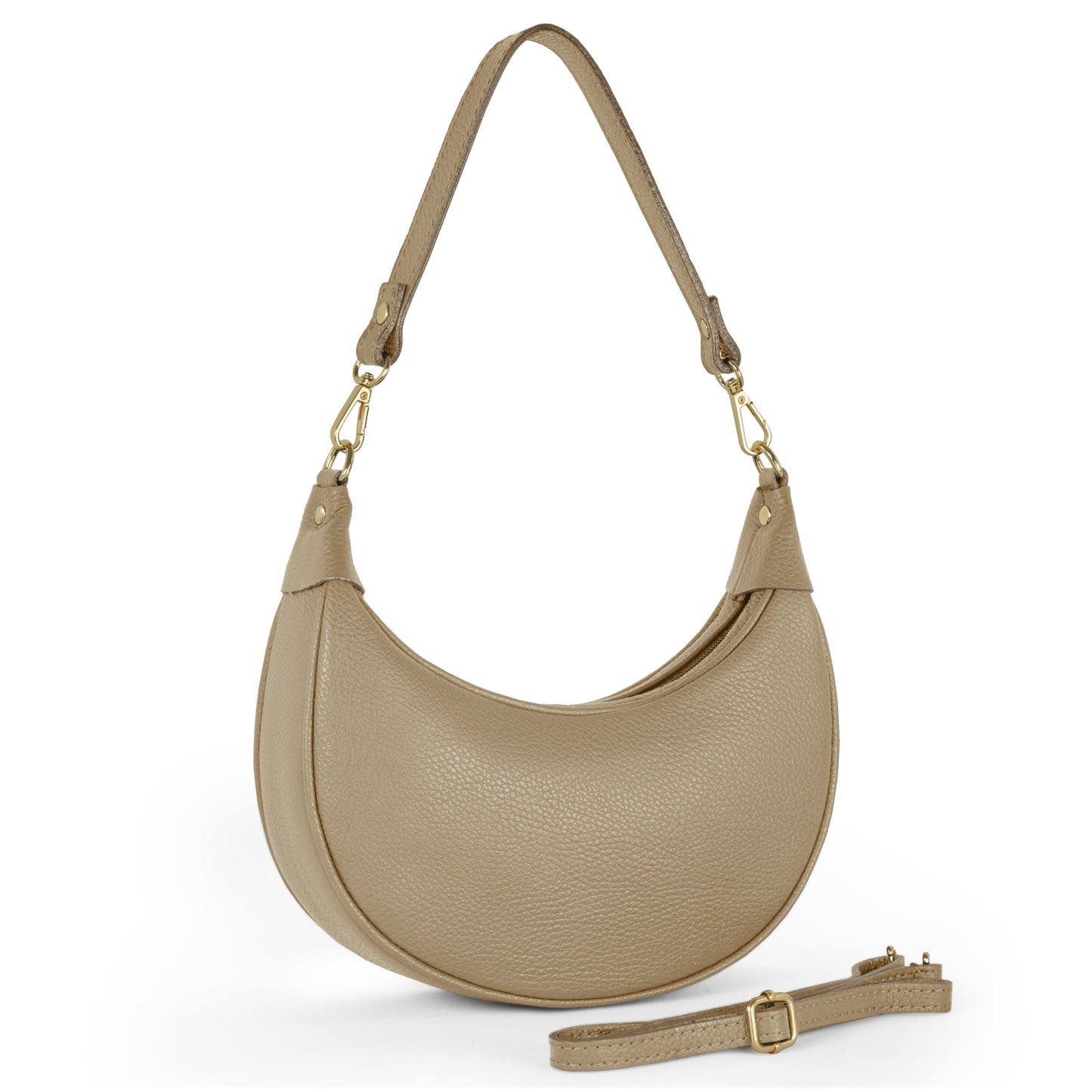 Italian Genuine Calf Leather Shoulder Bag 222024