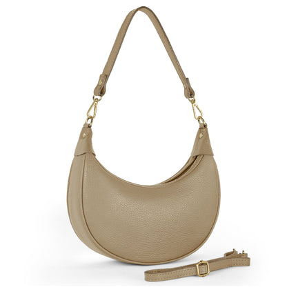 Italian Genuine Calf Leather Shoulder Bag 222024