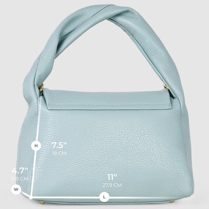 Italian Genuine Calf Leather Top-Handle Bag 262495
