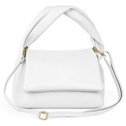 Italian Genuine Calf Leather Top-Handle Bag 262495