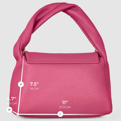 Italian Genuine Calf Leather Top-Handle Bag 262495