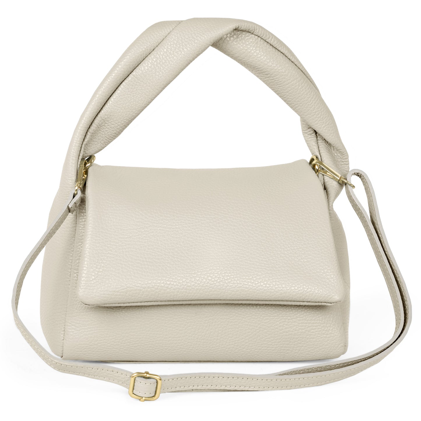 Italian Genuine Calf Leather Top-Handle Bag 262495