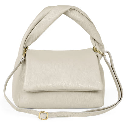Italian Genuine Calf Leather Top-Handle Bag 262495