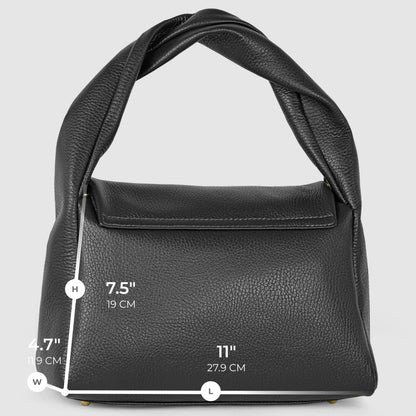 Italian Genuine Calf Leather Top-Handle Bag 262495