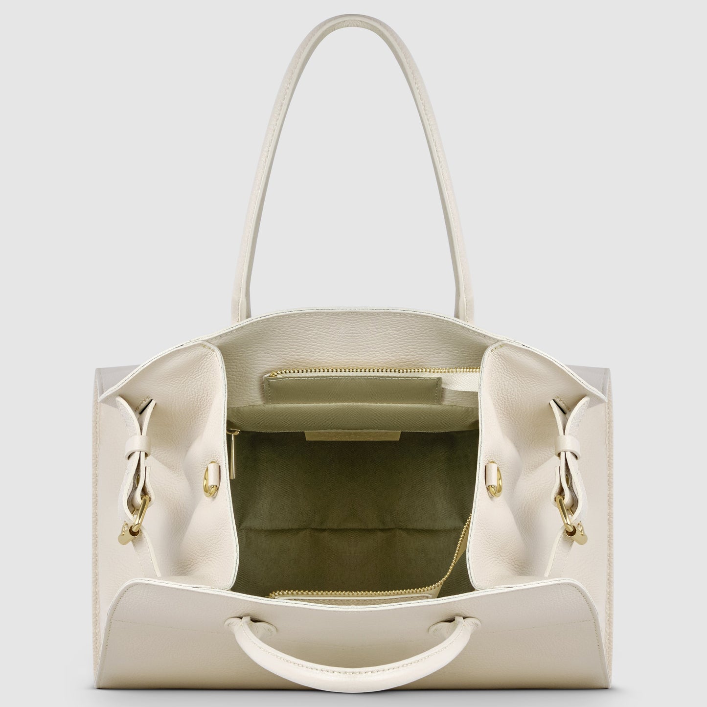 Italian Genuine Calf Leather Top-Handle Bag 413912