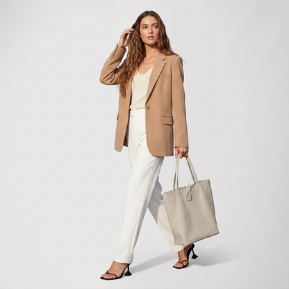Italian Genuine Calf Leather Tote Bag 201718