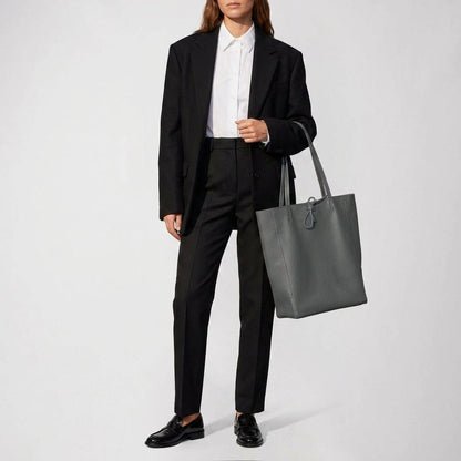 Italian Genuine Calf Leather Tote Bag 201718