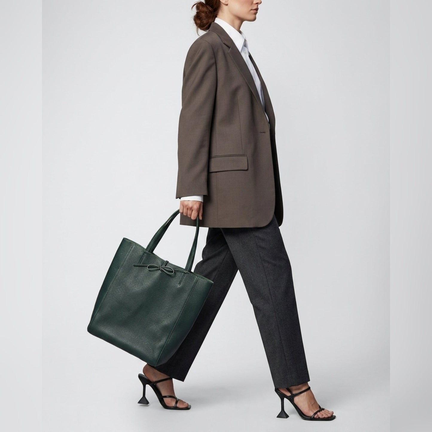 Italian Genuine Calf Leather Tote Bag 201718