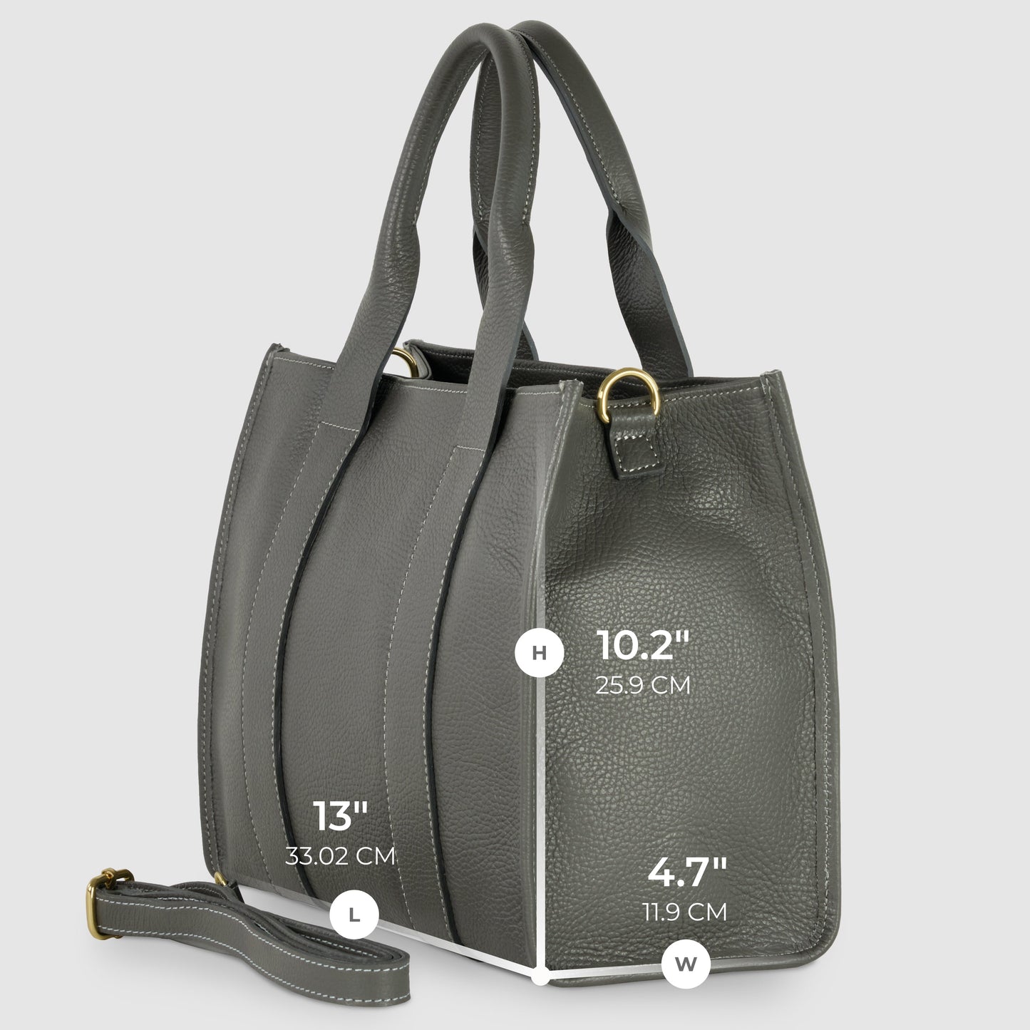 Italian Genuine Calf Leather Tote Bag 282611