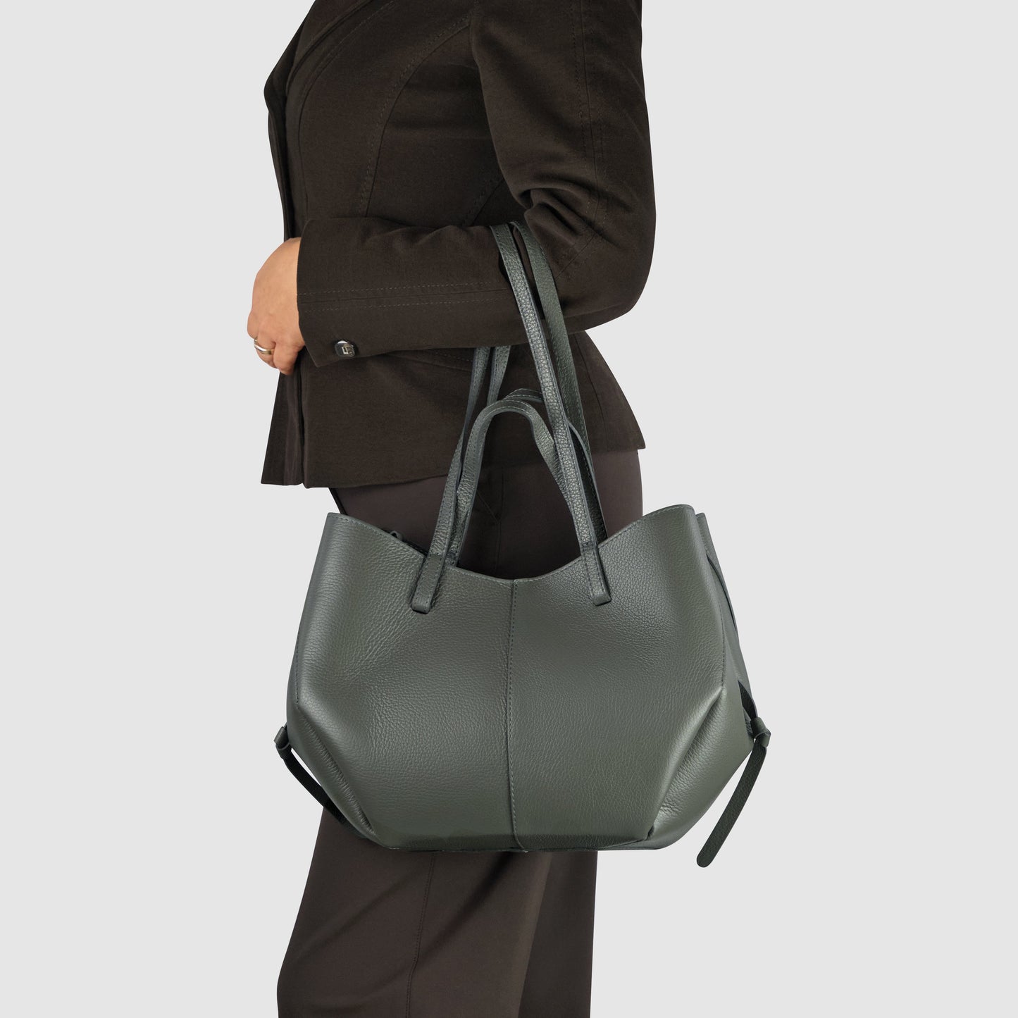 Italian Genuine Calf Leather Tote Bag 312912