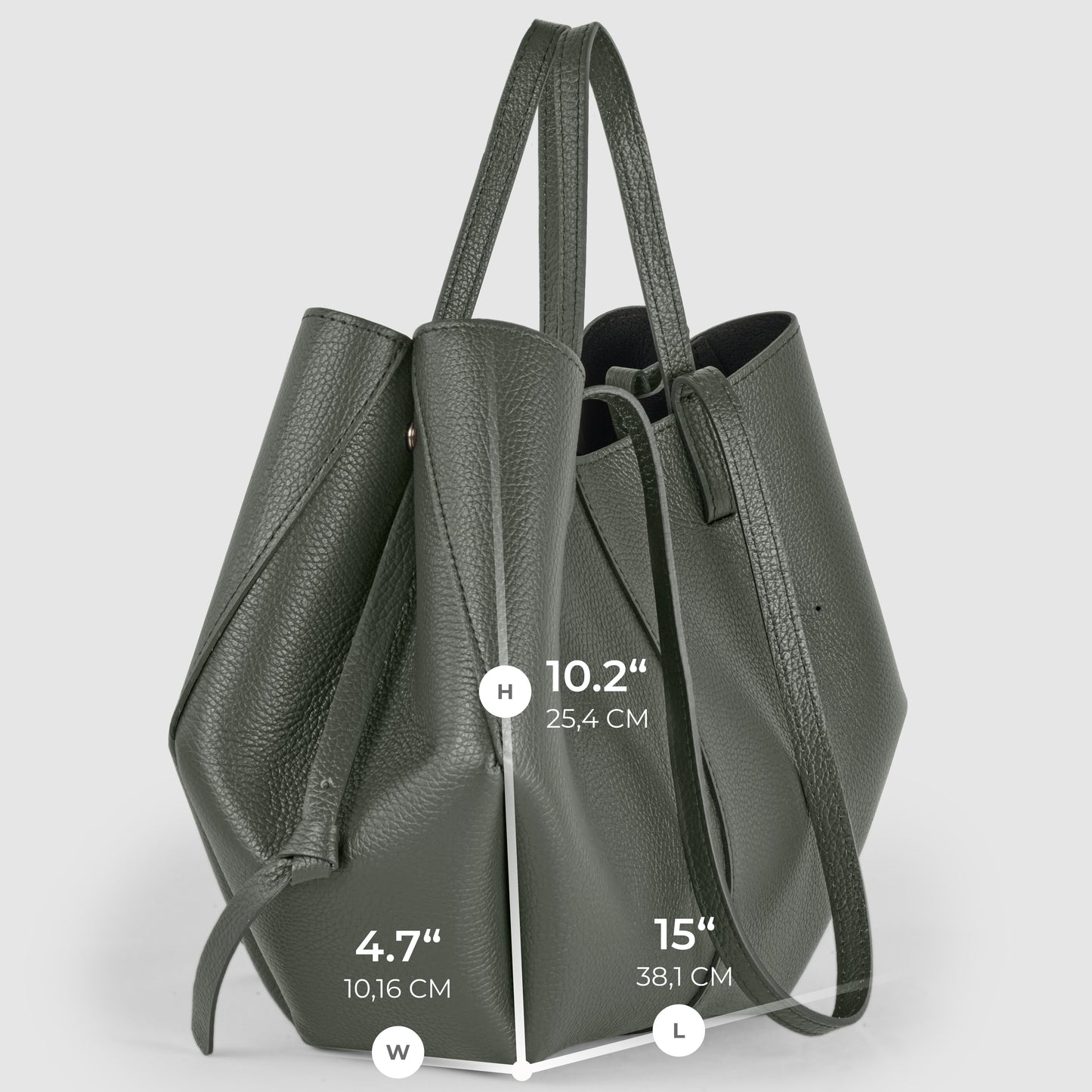 Italian Genuine Calf Leather Tote Bag 312912