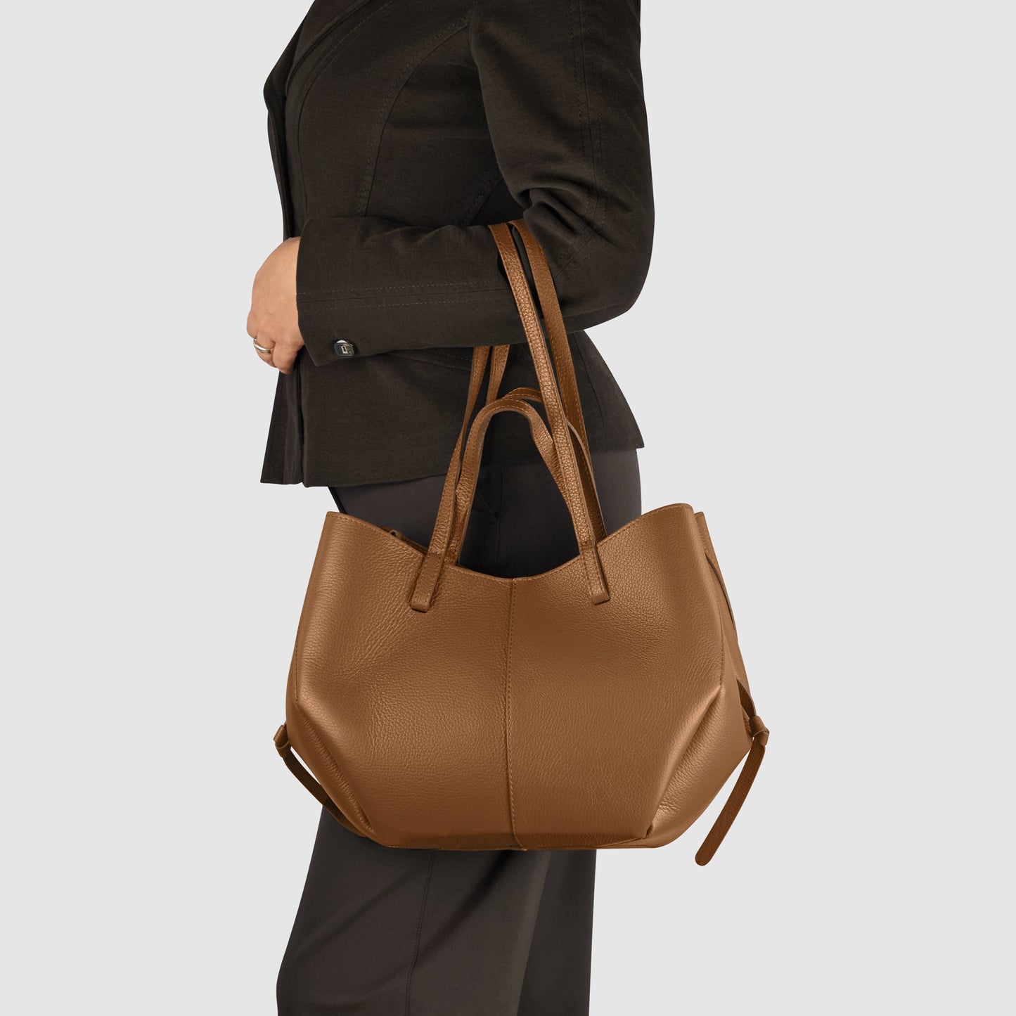 Italian Genuine Calf Leather Tote Bag 312912