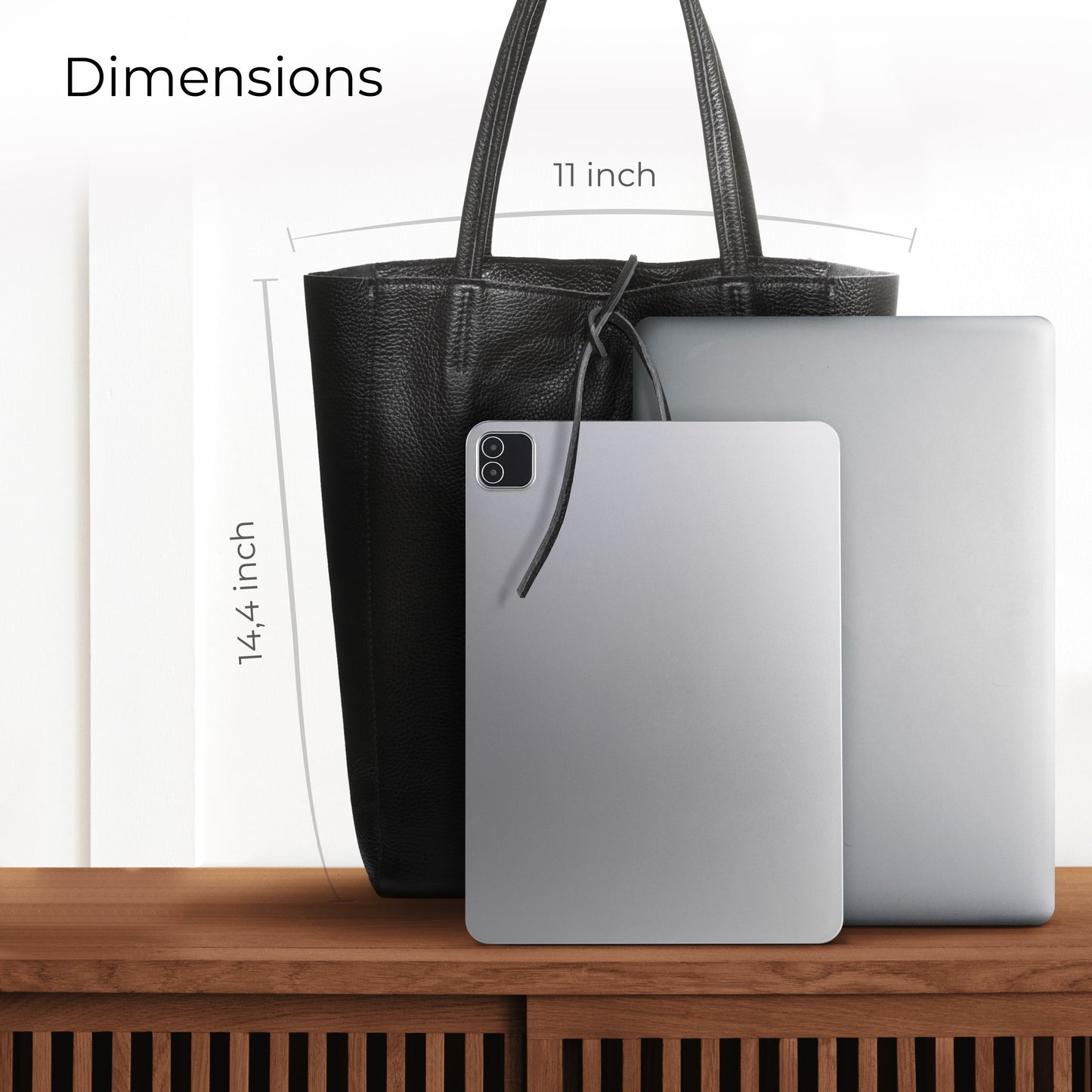 Italian Genuine Calf Leather Tote Bag 201718