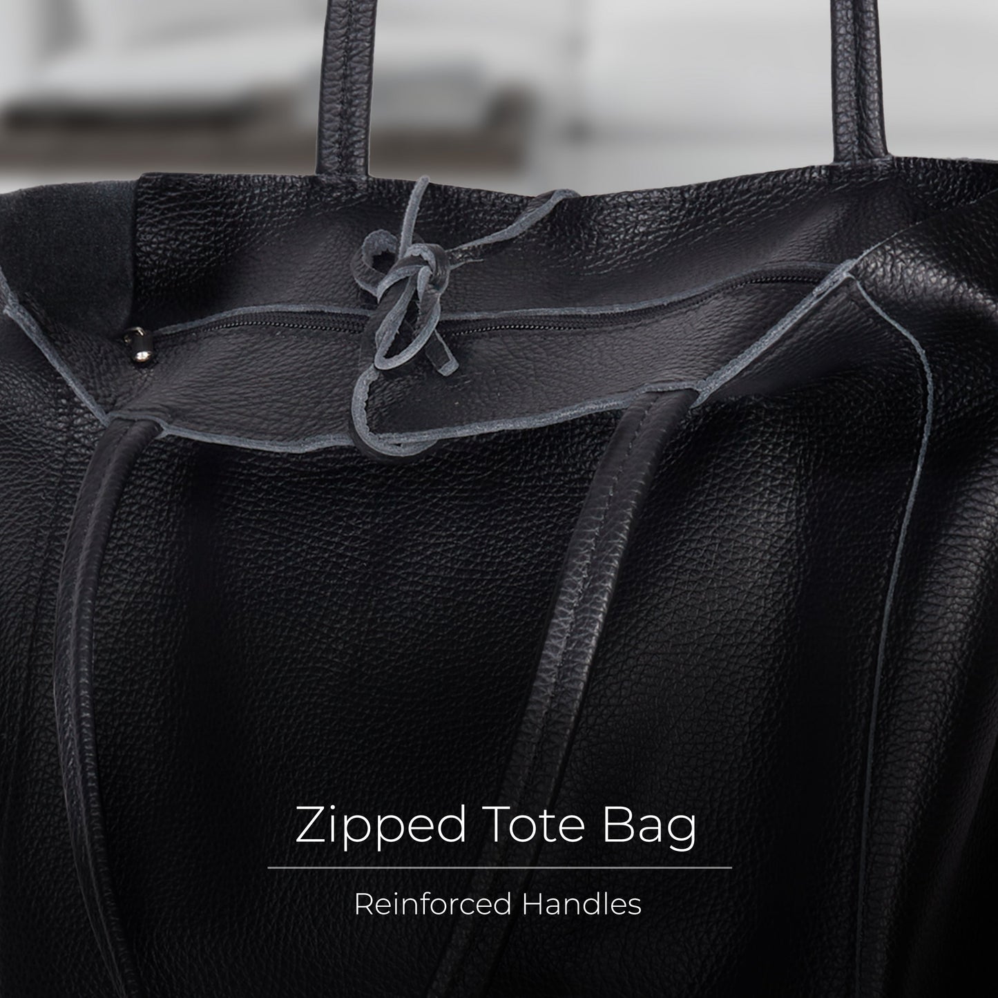 Italian Genuine Calf Leather Tote Bag 201718