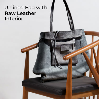 Italian Genuine Calf Leather Tote Bag 201718