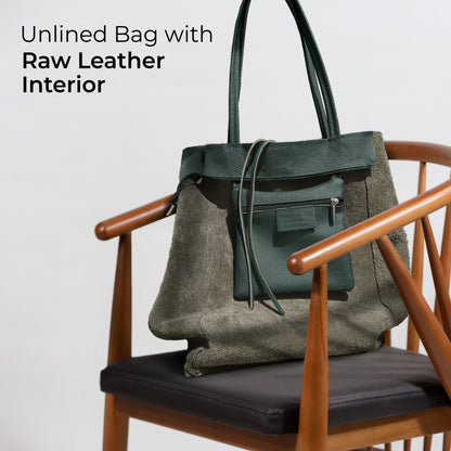 Italian Genuine Calf Leather Tote Bag 201718