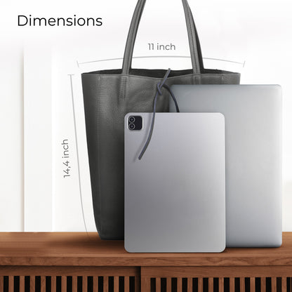 Italian Genuine Calf Leather Tote Bag 201718