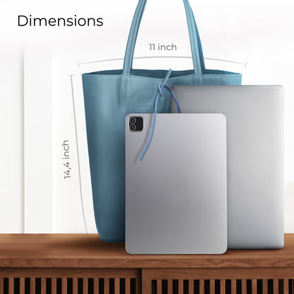 Italian Genuine Calf Leather Tote Bag 201718