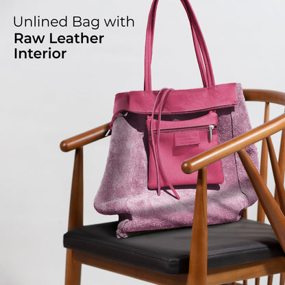 Italian Genuine Calf Leather Tote Bag 201718