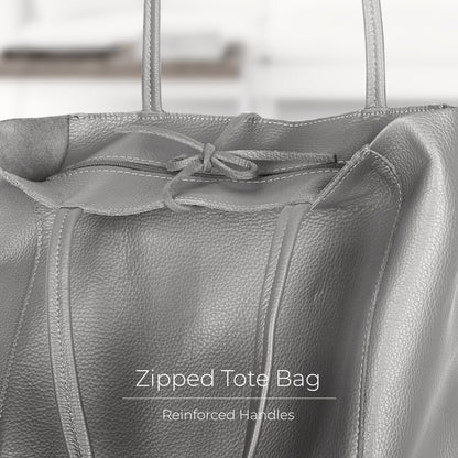 Italian Genuine Calf Leather Tote Bag 201718