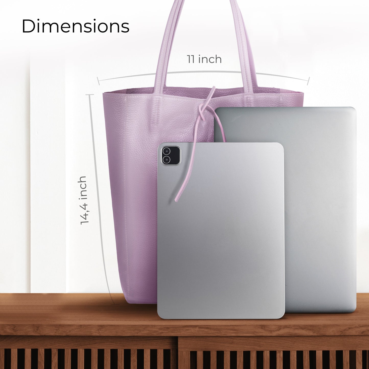 Italian Genuine Calf Leather Tote Bag 201718