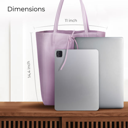 Italian Genuine Calf Leather Tote Bag 201718