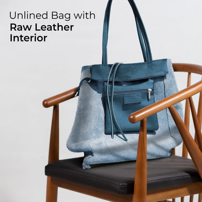 Italian Genuine Calf Leather Tote Bag 201718