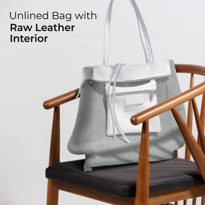 Italian Genuine Calf Leather Tote Bag 201718