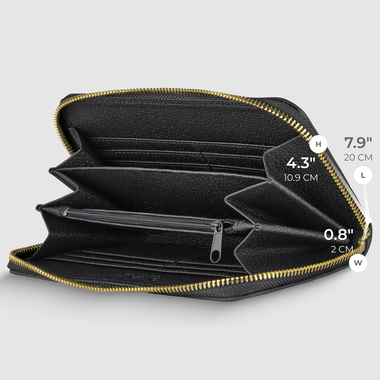 Italian Genuine Calf Leather Wallet 651088