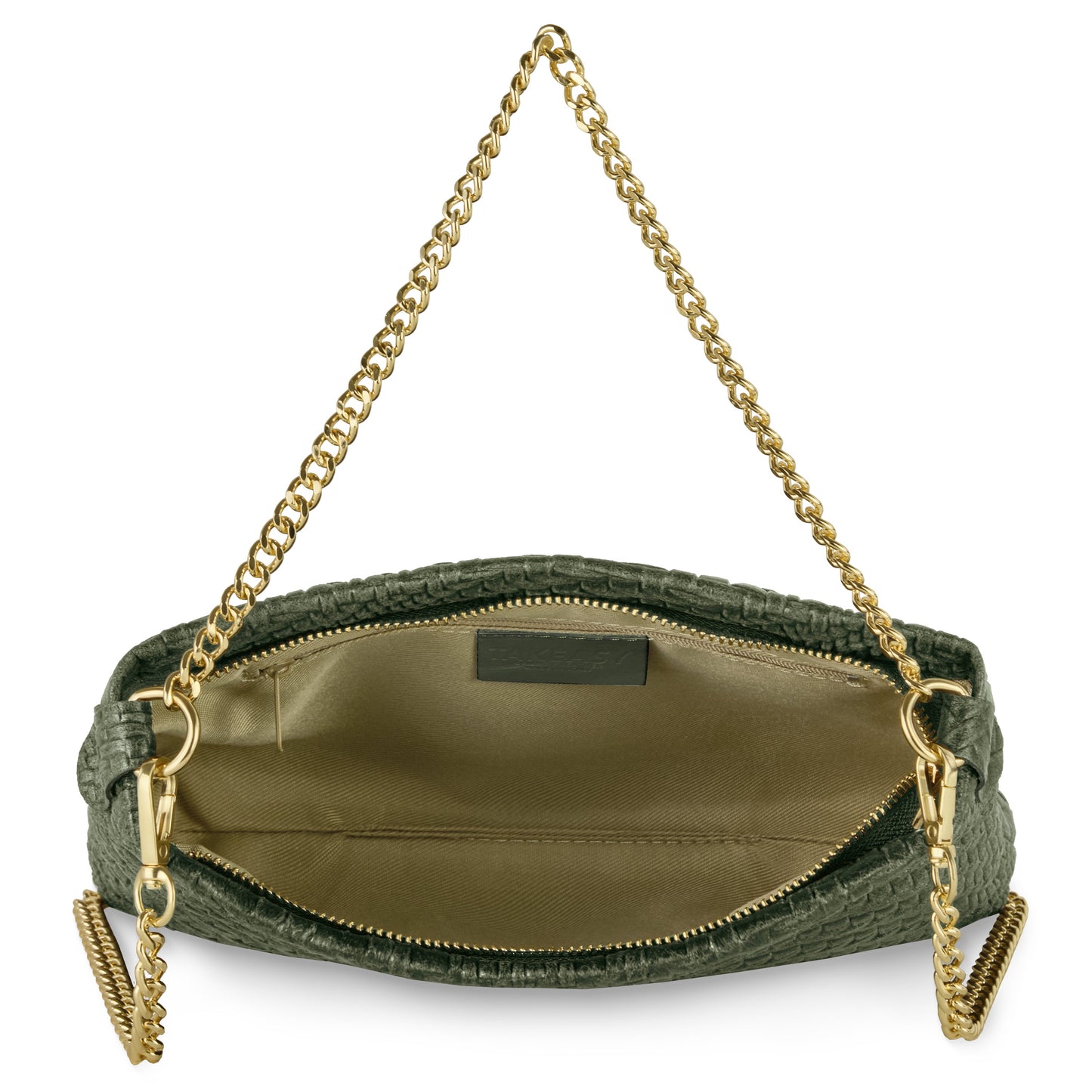 Italian Genuine Grid Suede Crossbody Bag 101315
