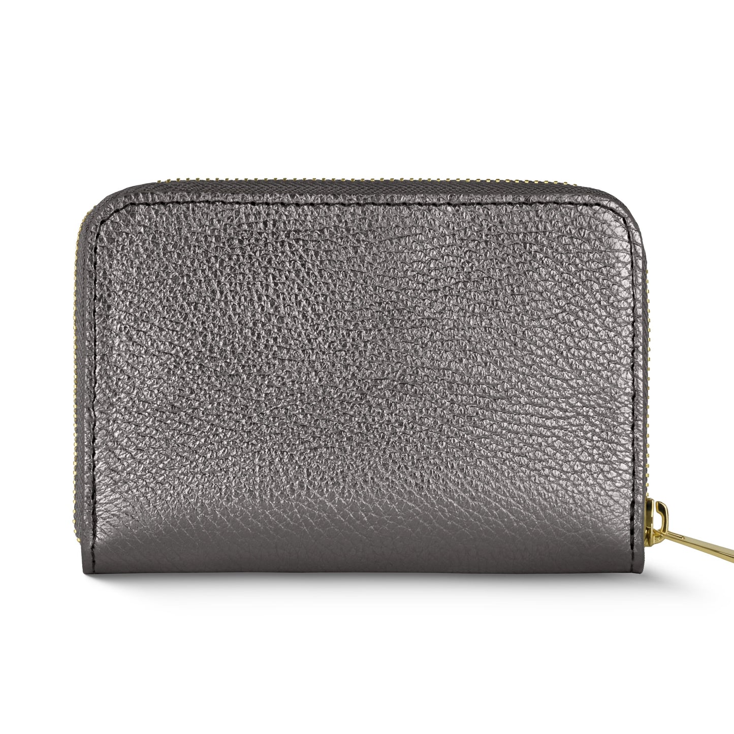 Italian Genuine Metallic Calf Leather Wallet 650988