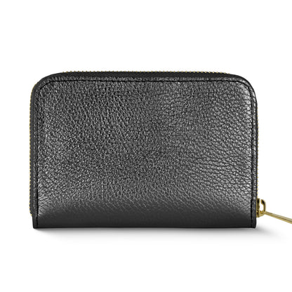 Italian Genuine Metallic Calf Leather Wallet 650988