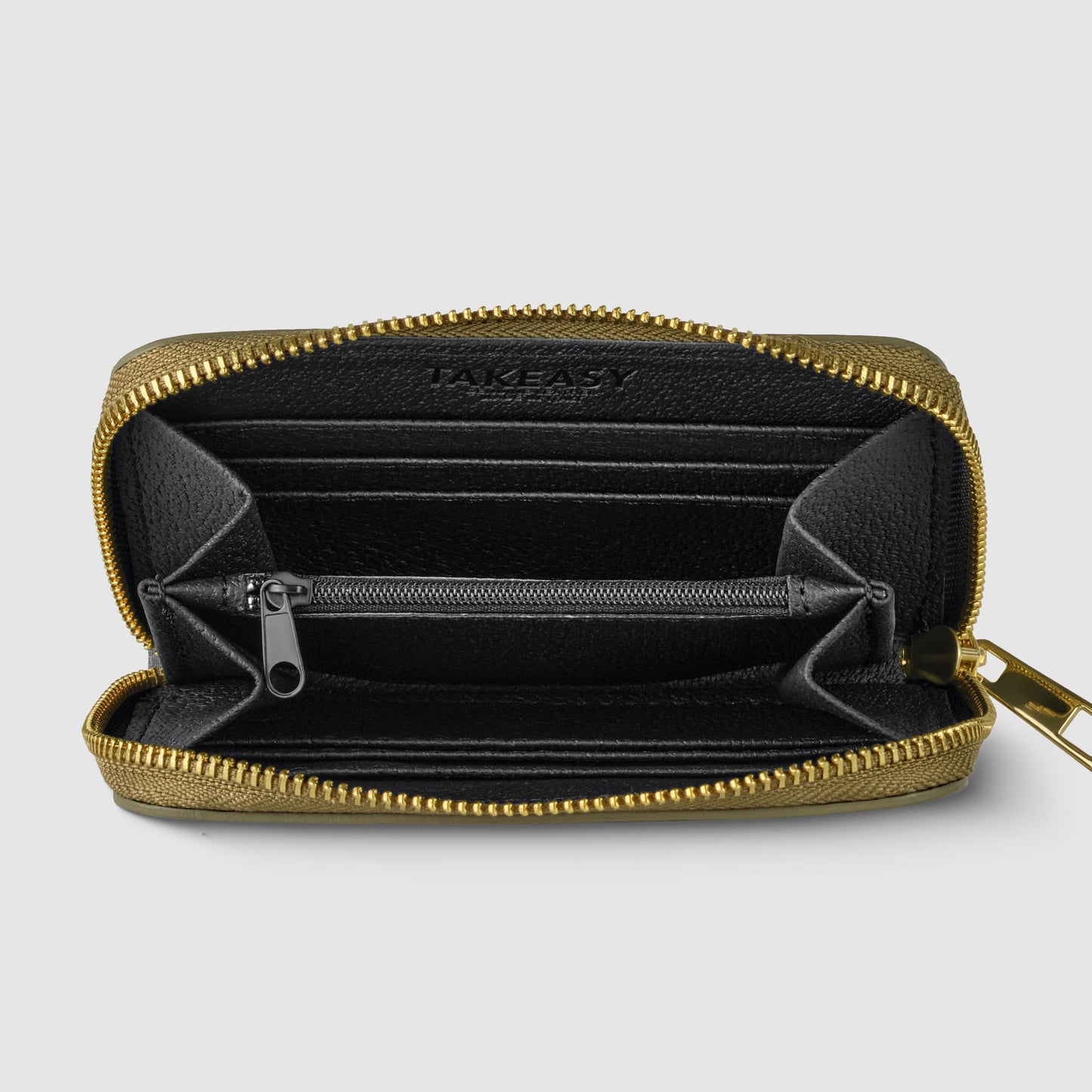 Italian Genuine Metallic Calf Leather Wallet 650988