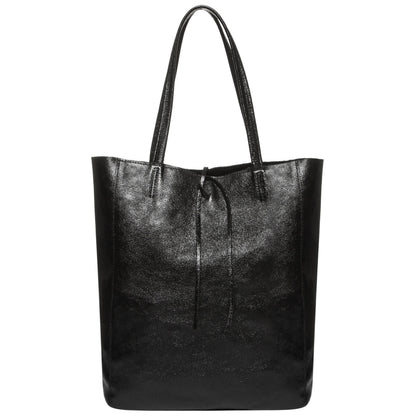 Italian Genuine Metallic Suede Tote Bag 201718