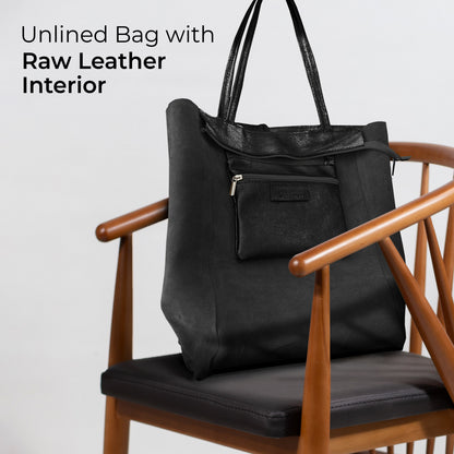 Italian Genuine Metallic Suede Tote Bag 201718