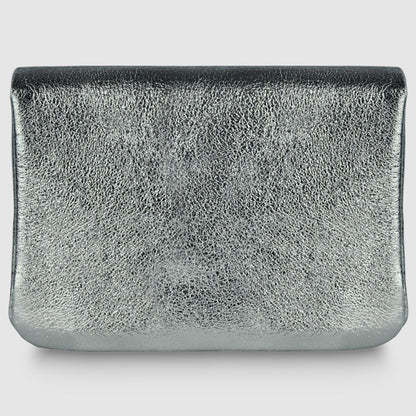 Italian Genuine Metallic Suede Wallet 000350
