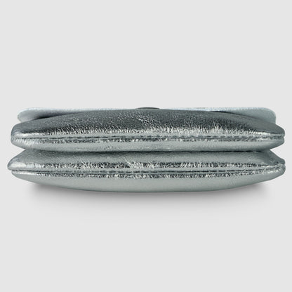 Italian Genuine Metallic Suede Wallet 000350