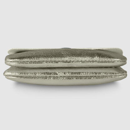 Italian Genuine Metallic Suede Wallet 000350