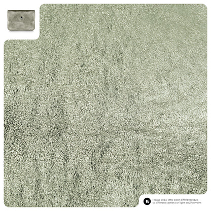 Italian Genuine Metallic Suede Wallet 000350